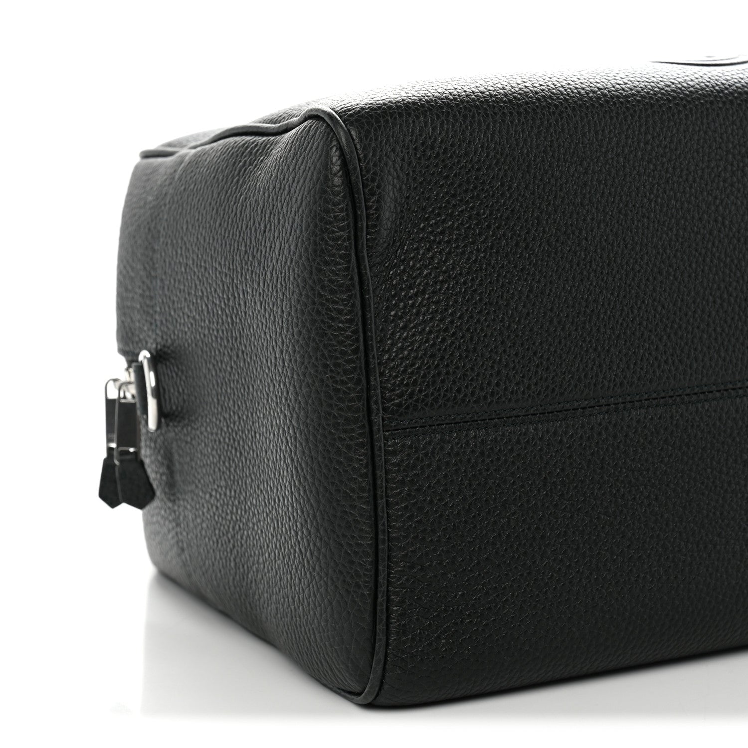 Celine Grained Calfskin Duffle Bag Night Green 8 of 9