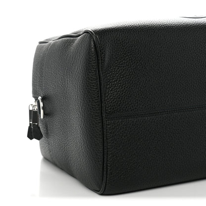 Celine Grained Calfskin Duffle Bag Night Green 8 of 9