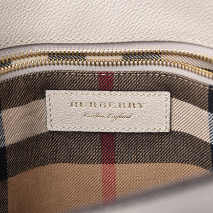 Burberry Soft Grain Calfskin Medium Buckle Tote Limestone 6 of 10