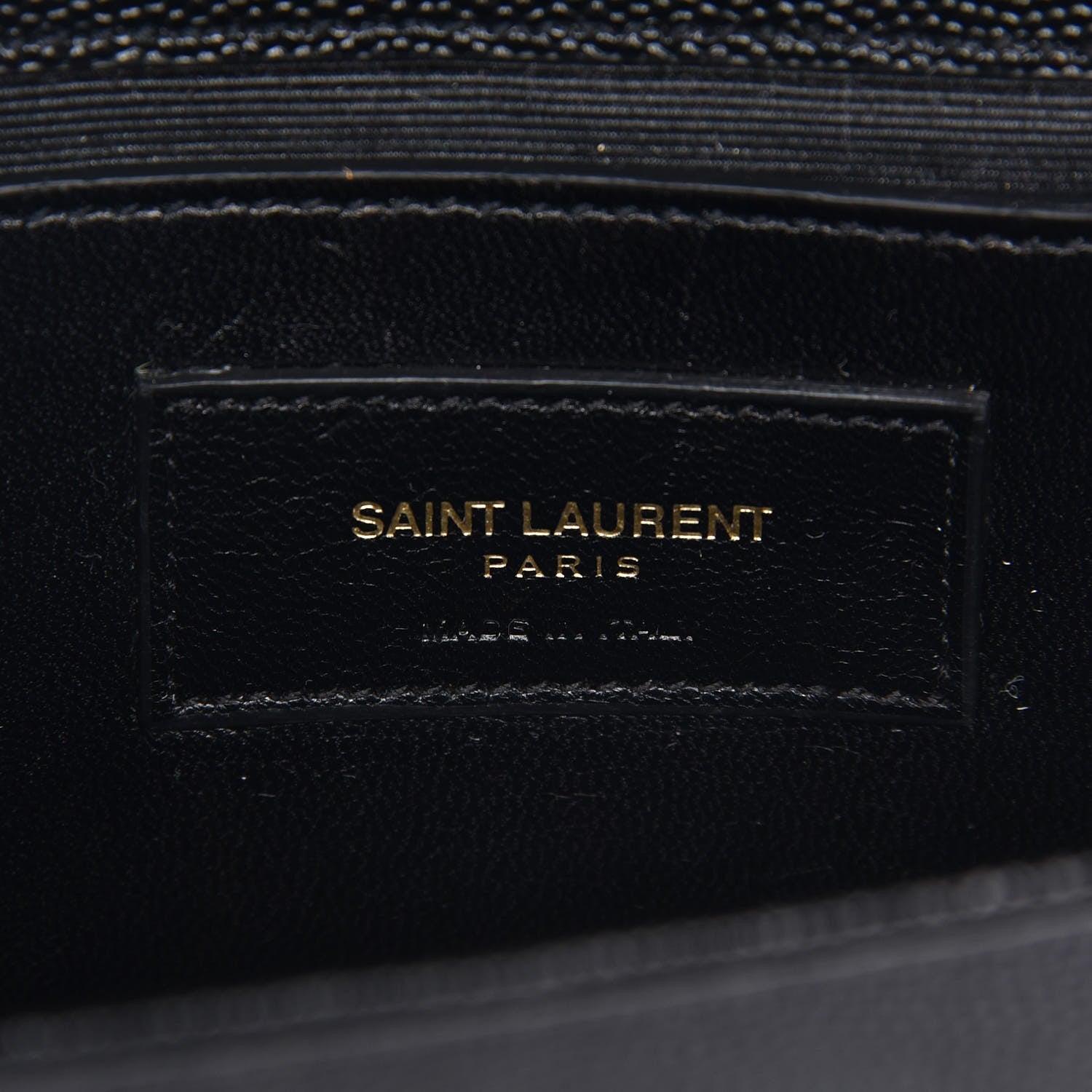 Saint Laurent Grain De Poudre Small Monogram Kate Satchel Black 6 of 6