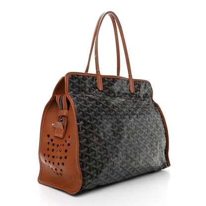 Goyard Goyardine Sac Hardy Pet Carrier PM Black Gold 3 of 22
