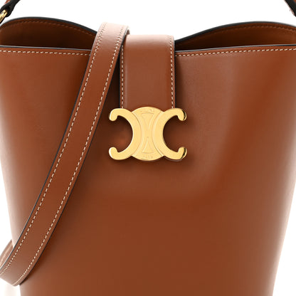 Celine Smooth Calfskin Triomphe Small Louise Bag Tan 8 of 10
