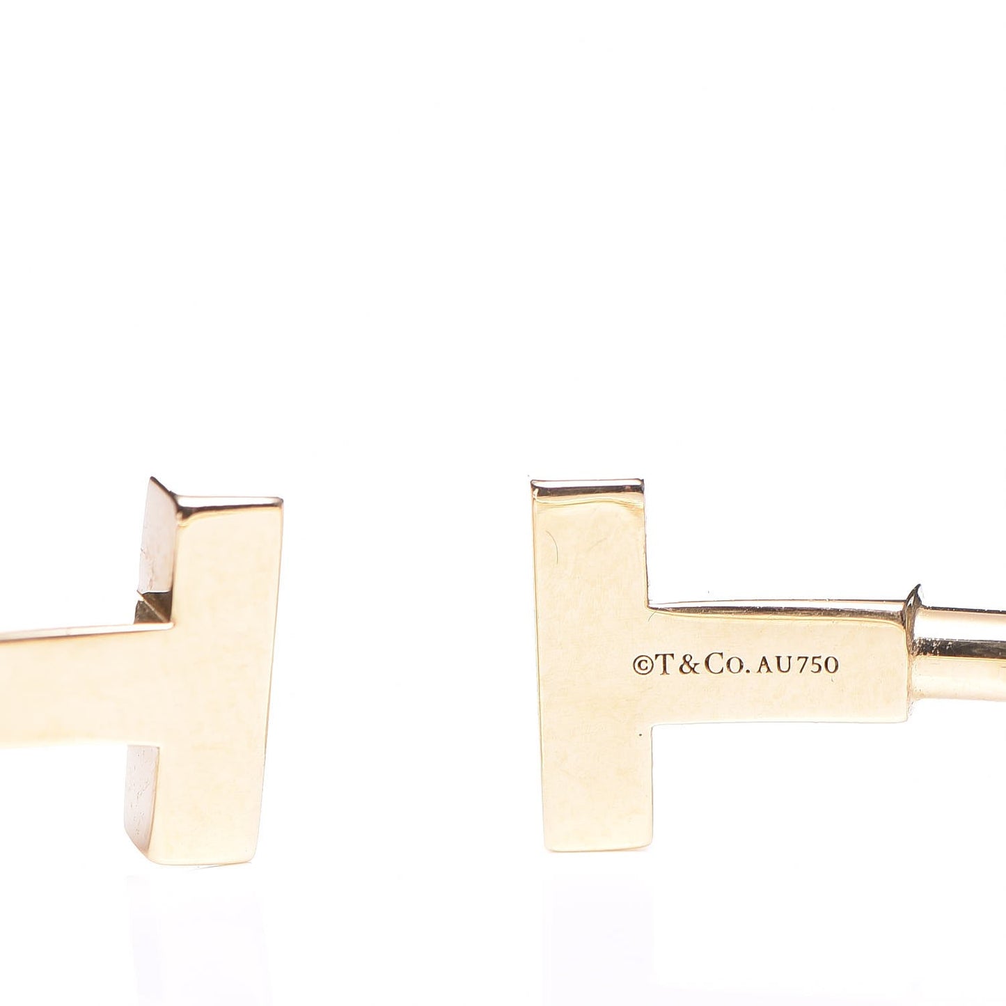18K Yellow Gold T Wire Bracelet