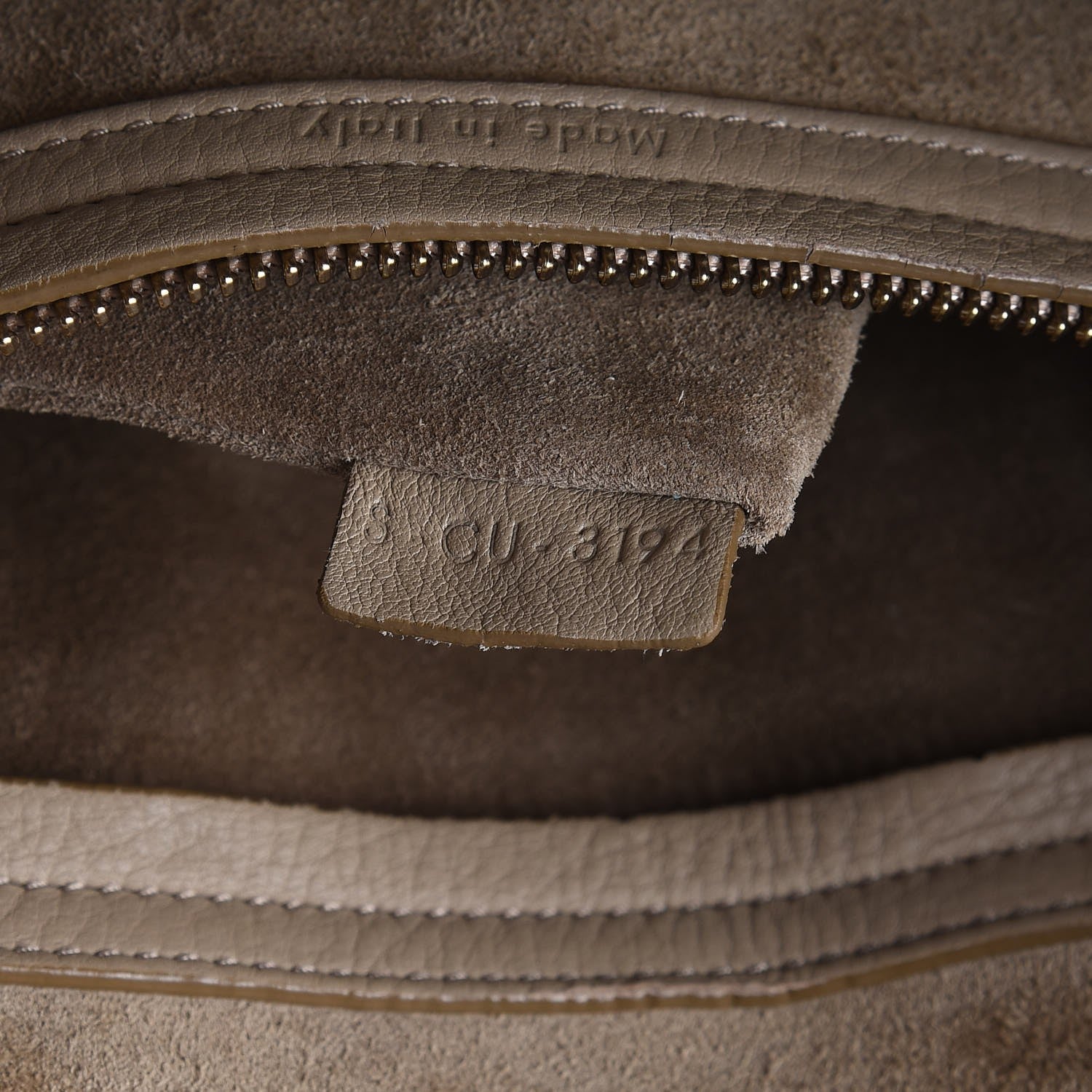 Celine Supple Calfskin Medium Phantom Luggage Beige 8 of 9