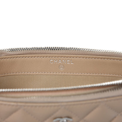Chanel Caviar Quilted Small Clutch With Chain Beige 8 of 12