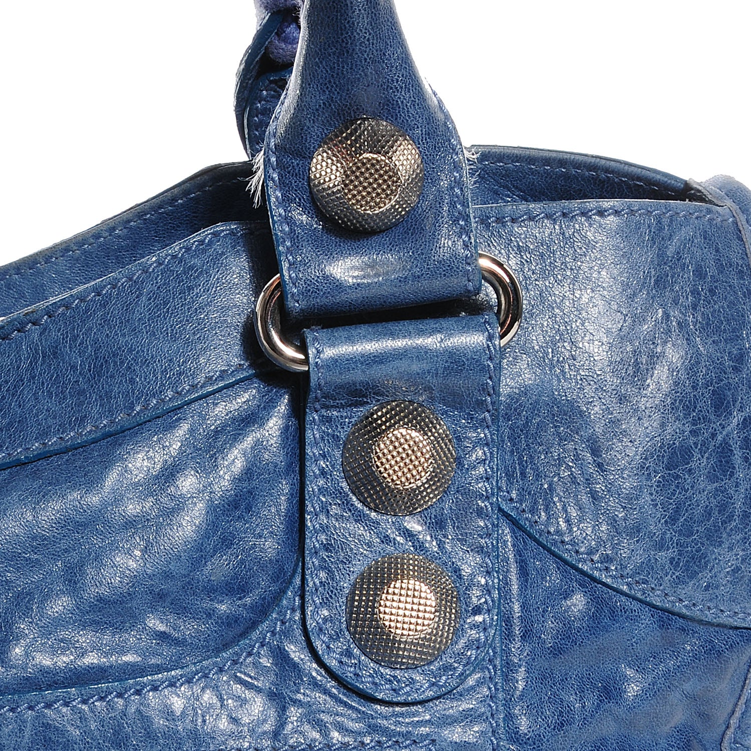 Balenciaga Chevre Giant 21 Silver Hardware City Ocean 6 of 15