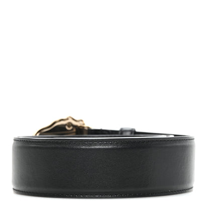 Versace Calfskin La Medusa Belt 85 34 Black 2 of 5