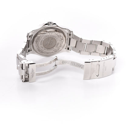 Breitling Stainless Steel 43mm Avenger II GMT Automatic Watch Blue A32390 6 of 7