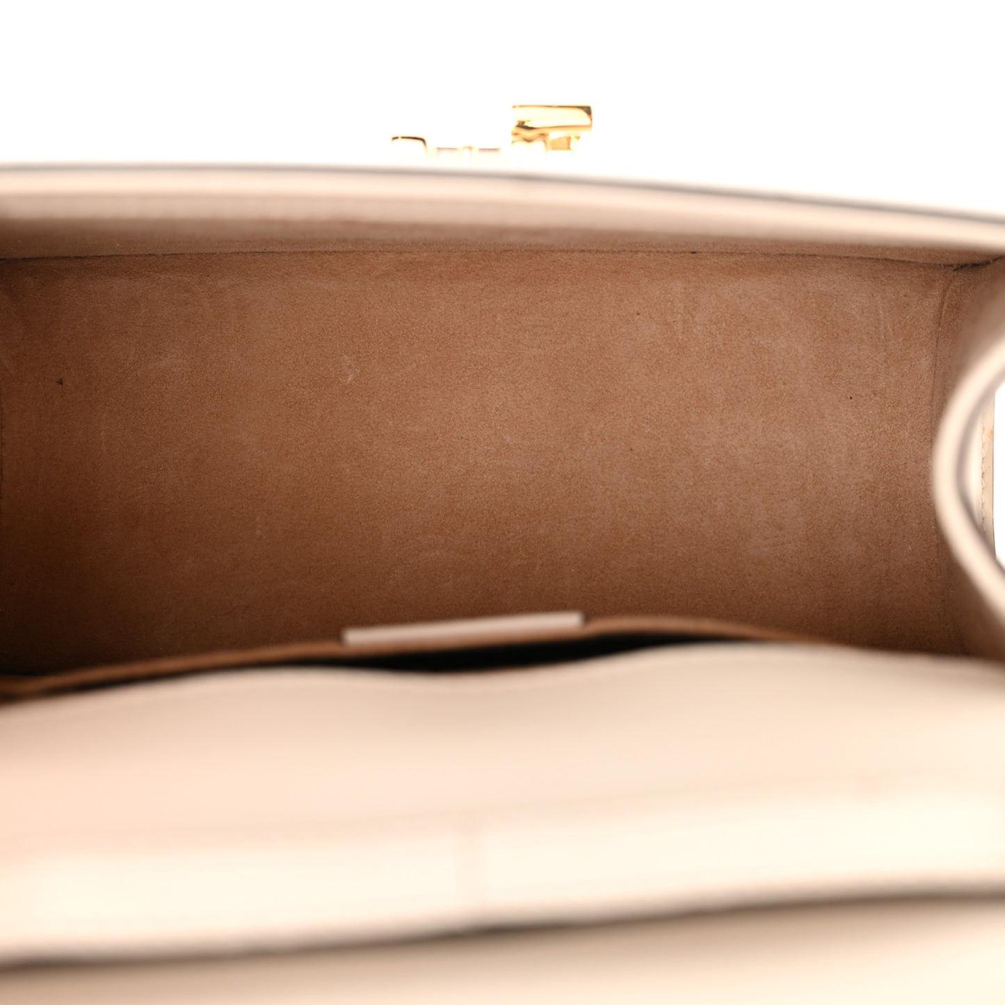 Calfskin Mini Sylvie Top Handle Bag White