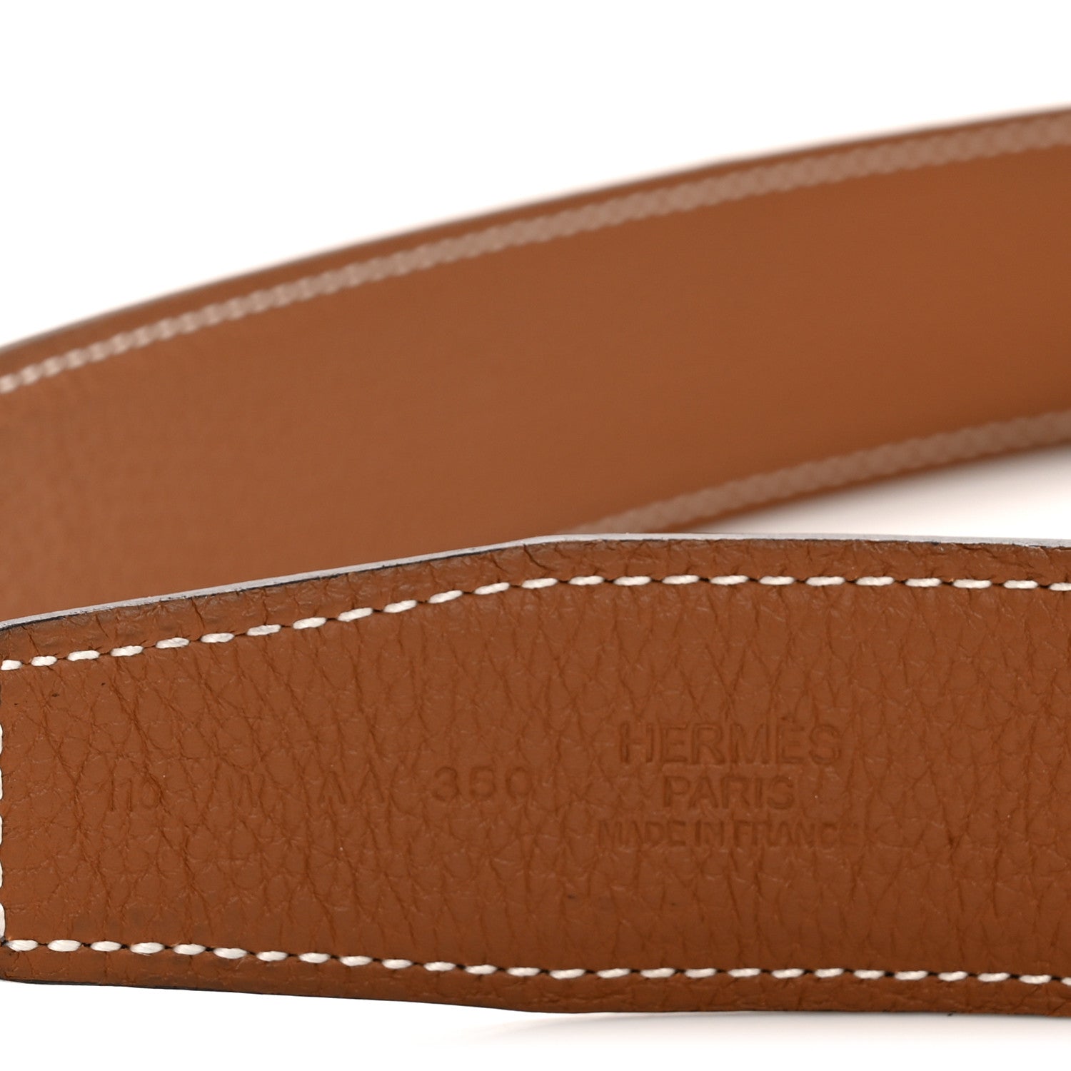 Hermes Box Togo 32mm Ancre Belt 110 44 Black Gold 5 of 8