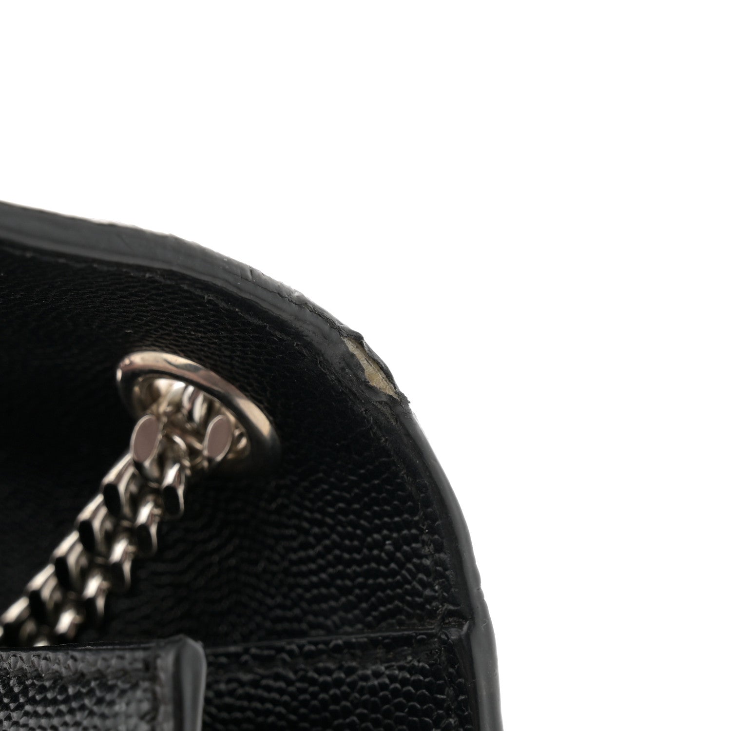 Saint Laurent Grain De Poudre Medium Classic Monogram Kate Satchel Black 12 of 13