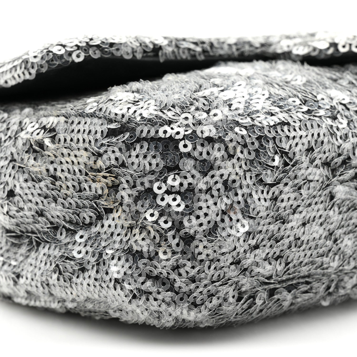 Chanel Sequin Small Single Flap Silver 9 of 9