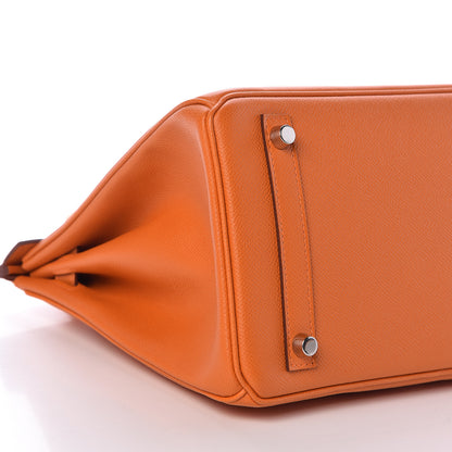 Hermes Epsom Birkin 30 Orange 9 of 35