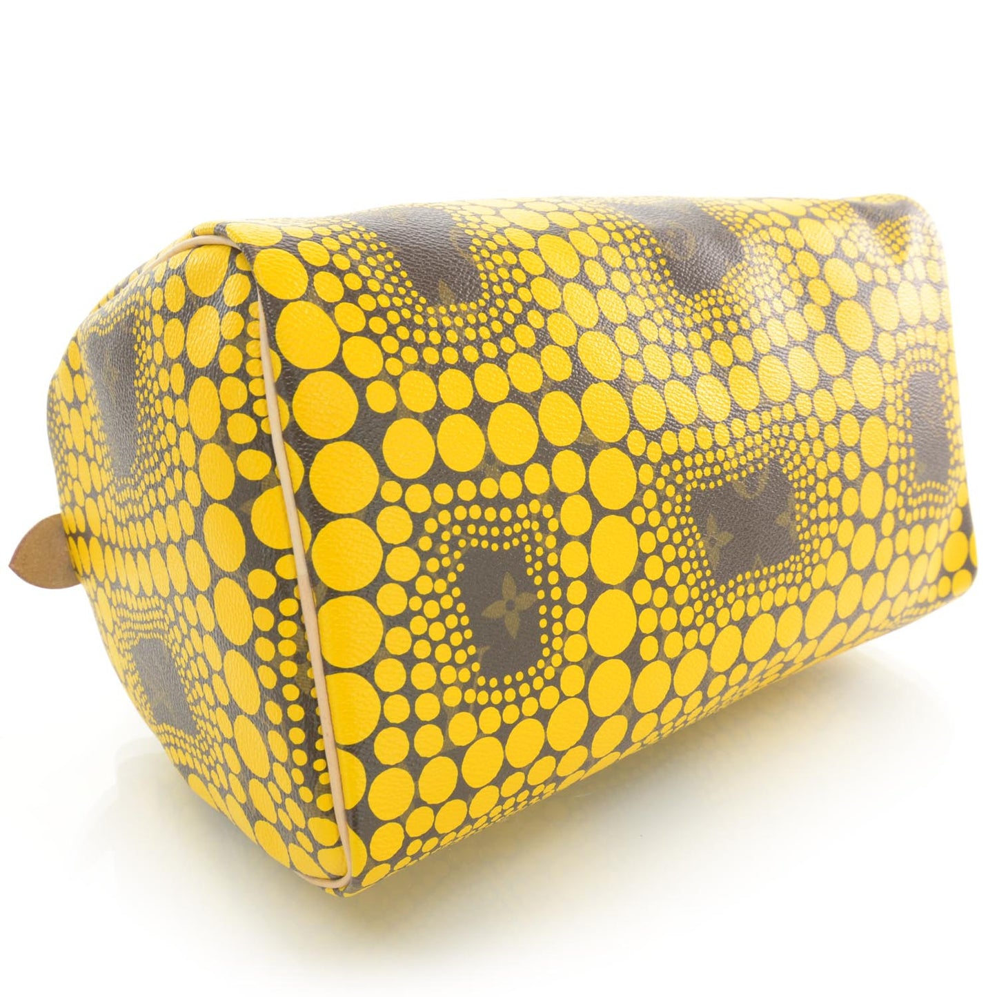 Monogram Kusama Town Speedy 30 Yellow