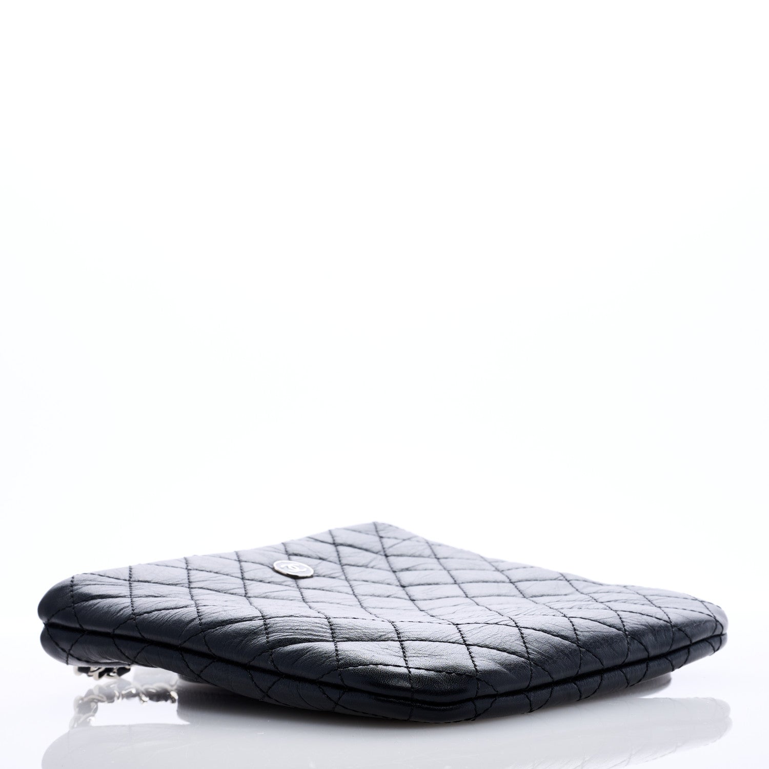 Chanel Aged Calfskin Quilted Crossbody Bag Black 4 of 9