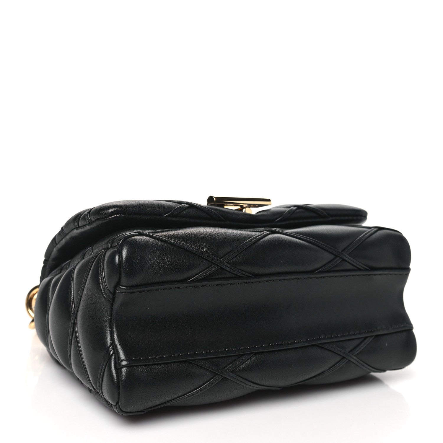 Louis Vuitton Lambskin Malletage GO-14 PM NM Black 4 of 9