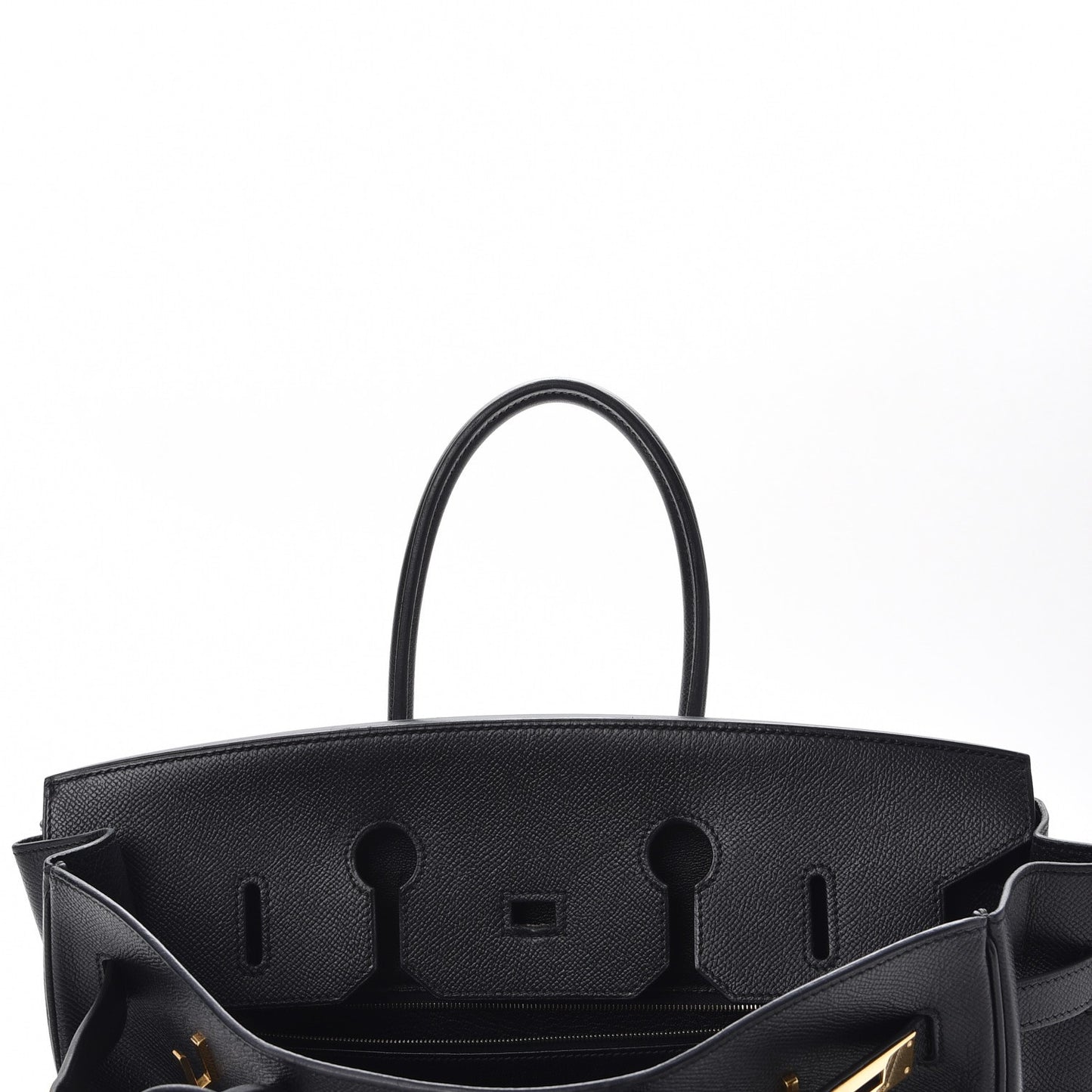 Epsom Birkin 35 Black