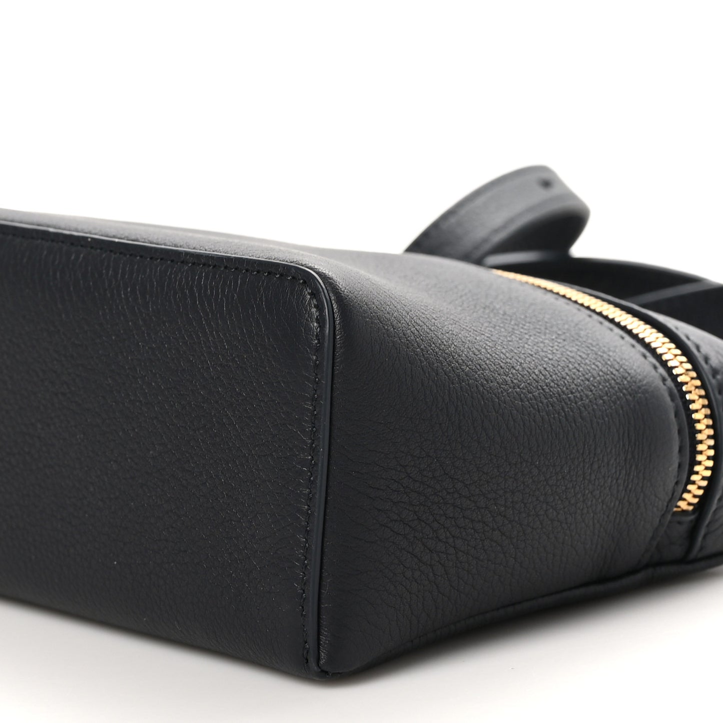 Grained Calfskin L19 Extra Pocket Pouch Navy Blue