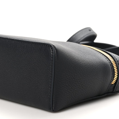 Loro Piana Grained Calfskin L19 Extra Pocket Pouch Navy Blue 9 of 9