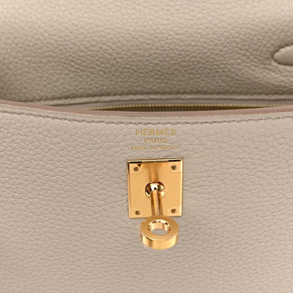 Hermes Togo Kelly Retourne 25 Beton 6 of 9