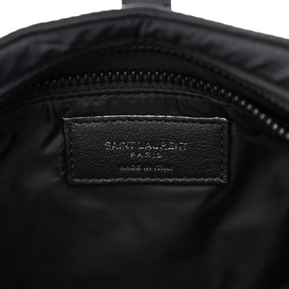 Saint Laurent Econyl Nylon Le 5 A 7 Hobo Black White 6 of 10