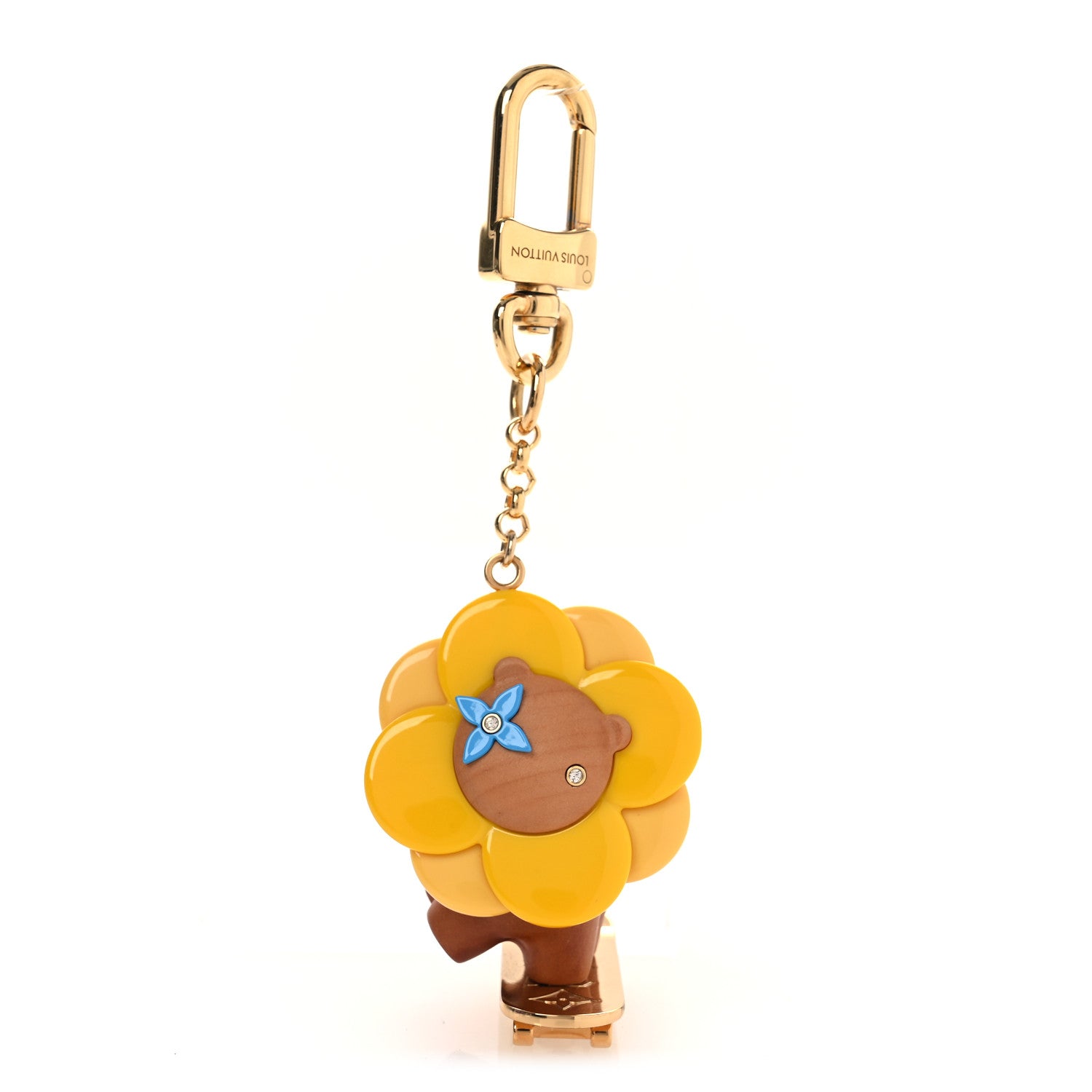 Louis Vuitton Metal Wood Vivienne Petula Skate Key Holder 1 of 3