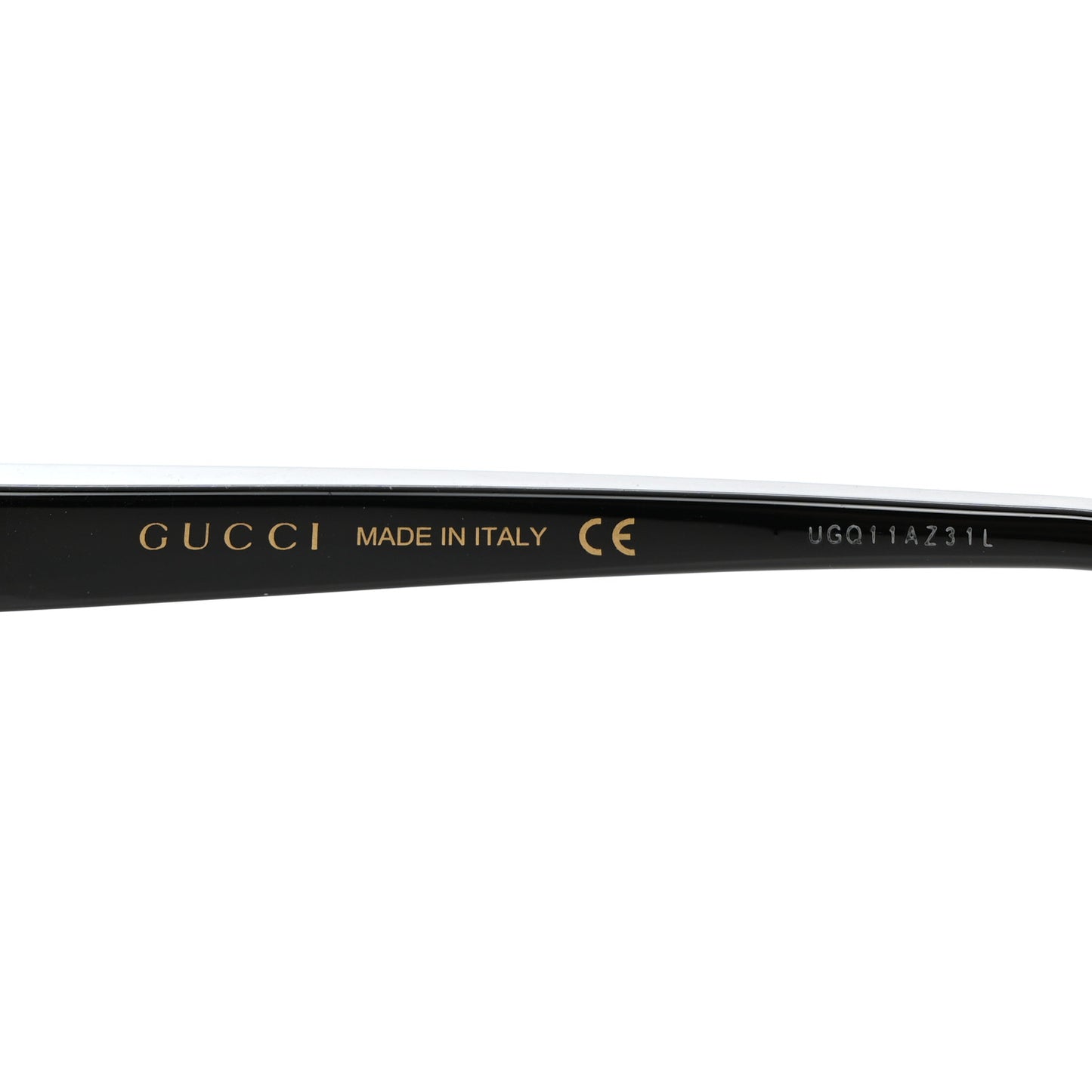 Acetate Round GG Sunglasses GG0367S Black