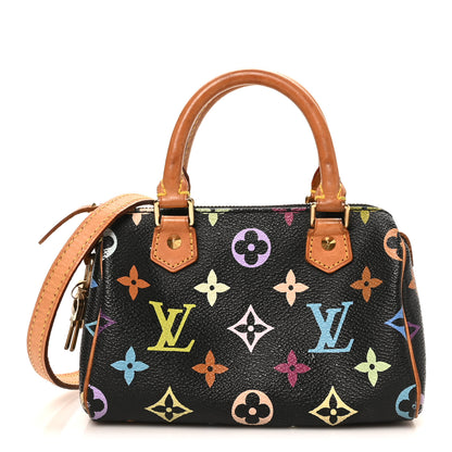 Louis Vuitton Monogram Multicolor Mini Sac HL Speedy Black 1 of 9