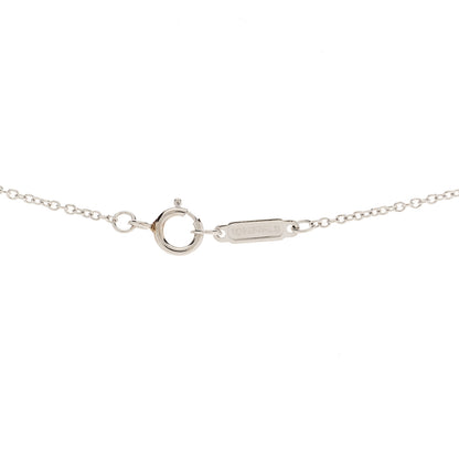 Tiffany Platinum Diamond .17ctw Small Paper Flowers Pendant Necklace 4 of 6
