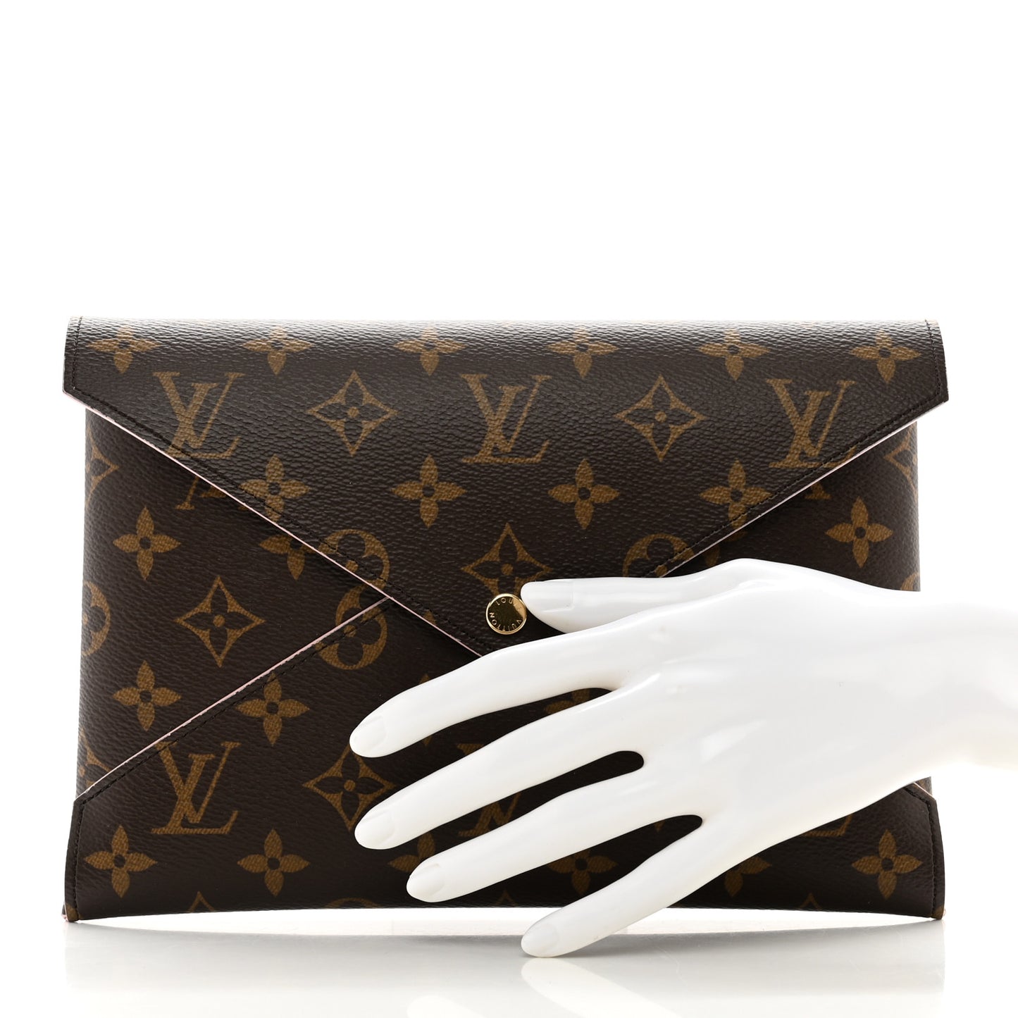 Monogram Large Kirigami Pochette Insert Rose Ballerine