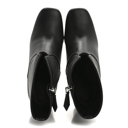 Hermes Epsom Womens Flatteuse 60 Ankle Boot 37.5 Black 2 of 12