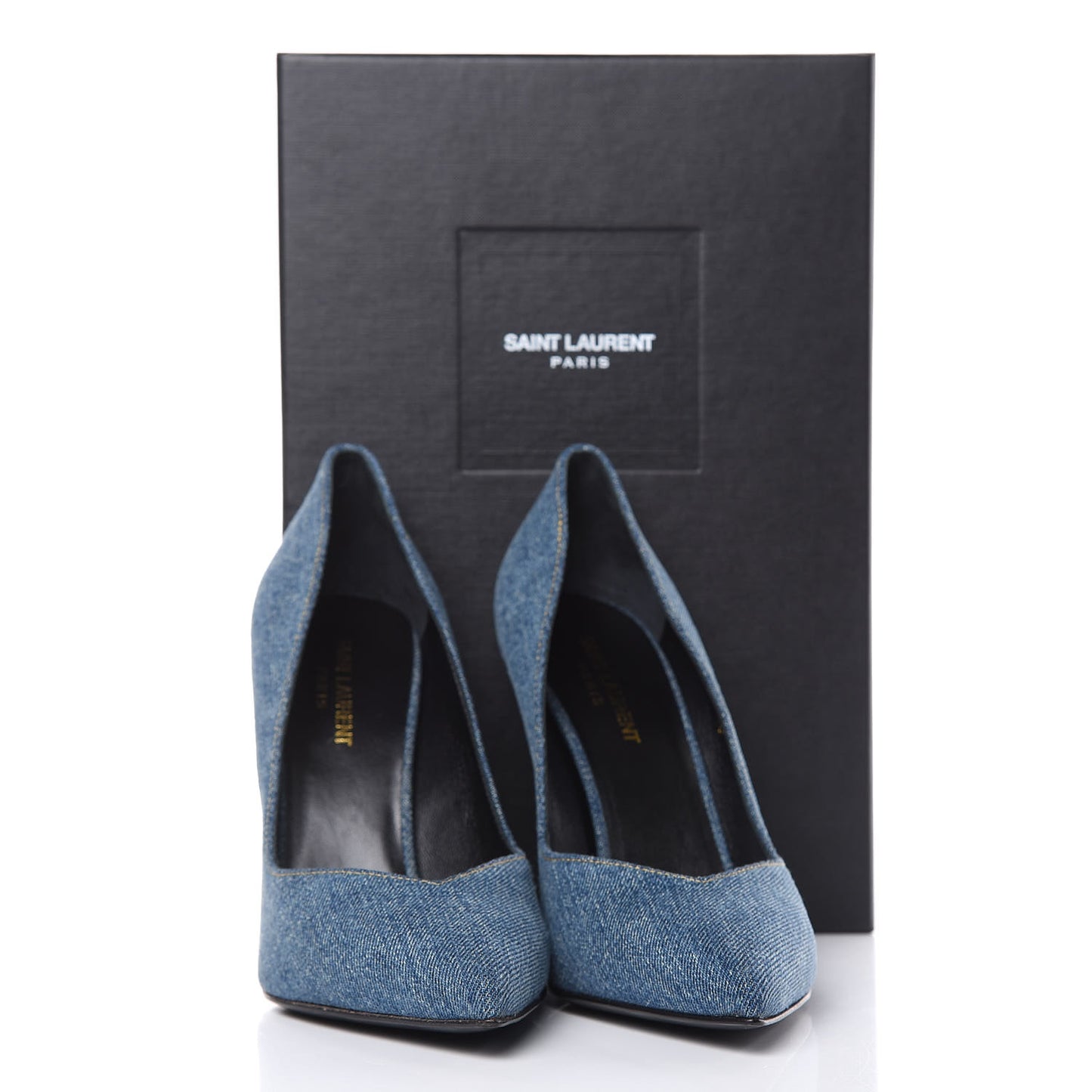 Denim Classic Paris Escarpin V 105 Skinny Pumps 40 Light Blue
