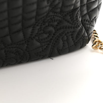Versace Nappa Barocco Quilted Vanitas Crossbody Black 11 of 12