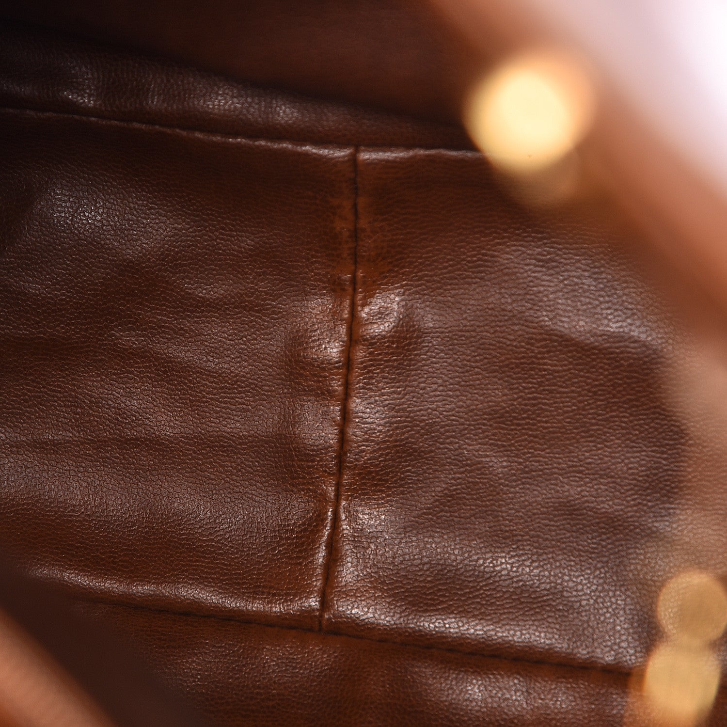 Chanel Lambskin Studded CC Tote Brown 13 of 13