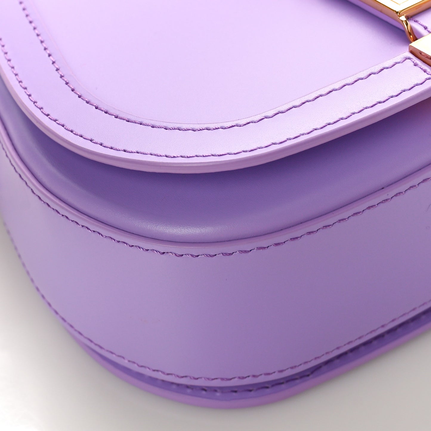 Calfskin Small Greca Goddess Shoulder Bag Lilac