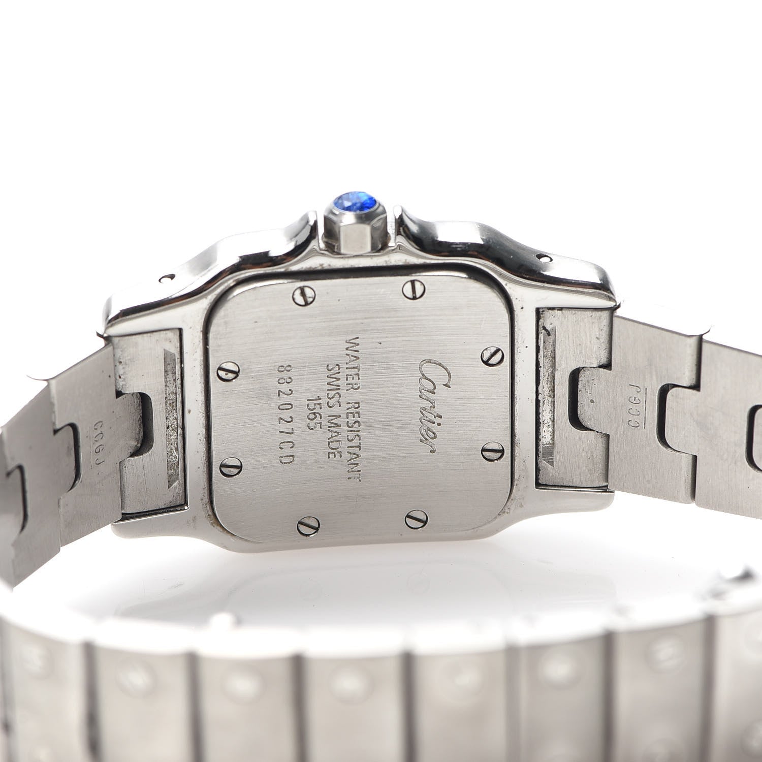 Cartier Stainless Steel 24mm Santos de Cartier Galbee Quartz Watch 4 of 7