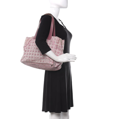 Chanel Nylon Travel Large Tote Pink 2 of 16