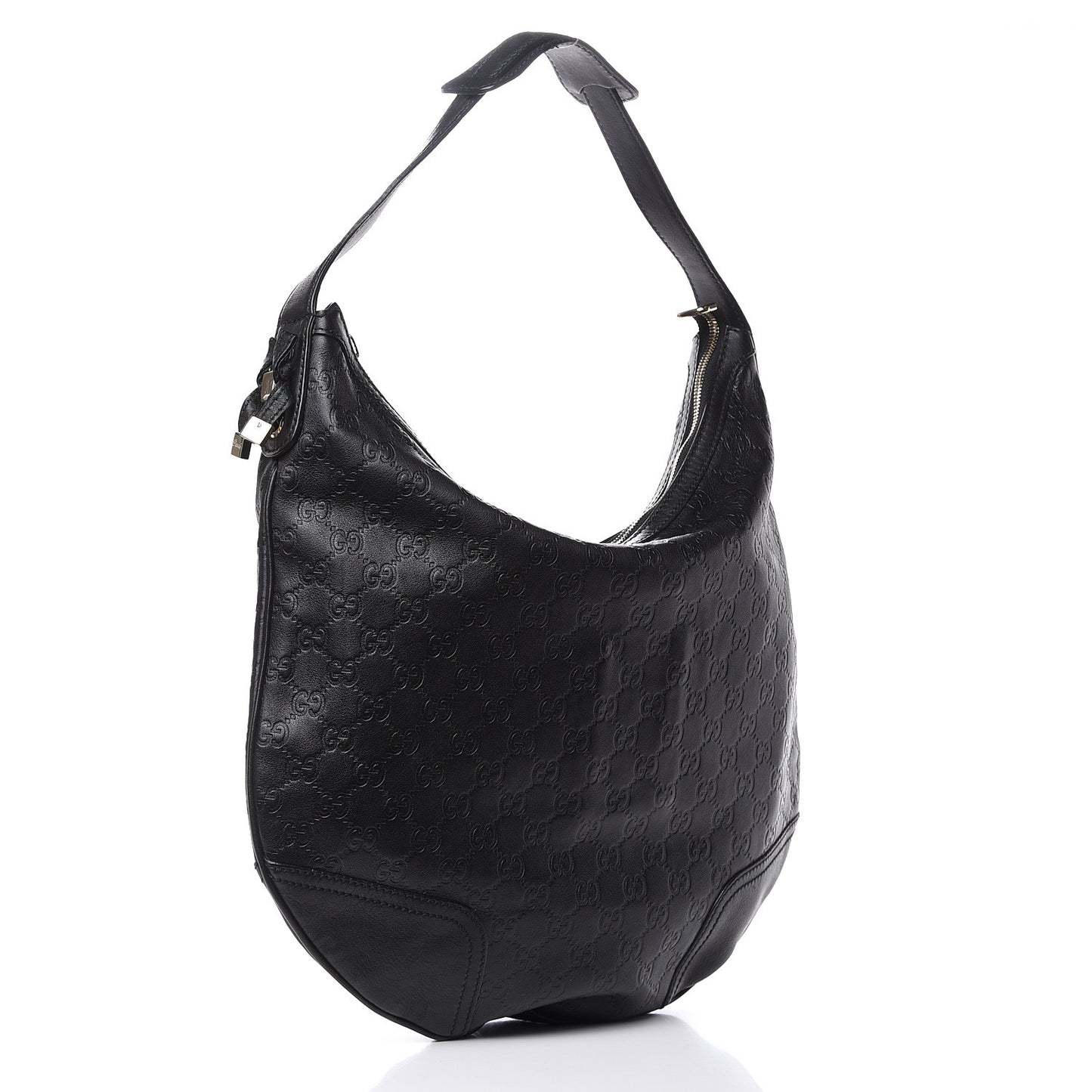 Guccissima Large Princy Hobo Black