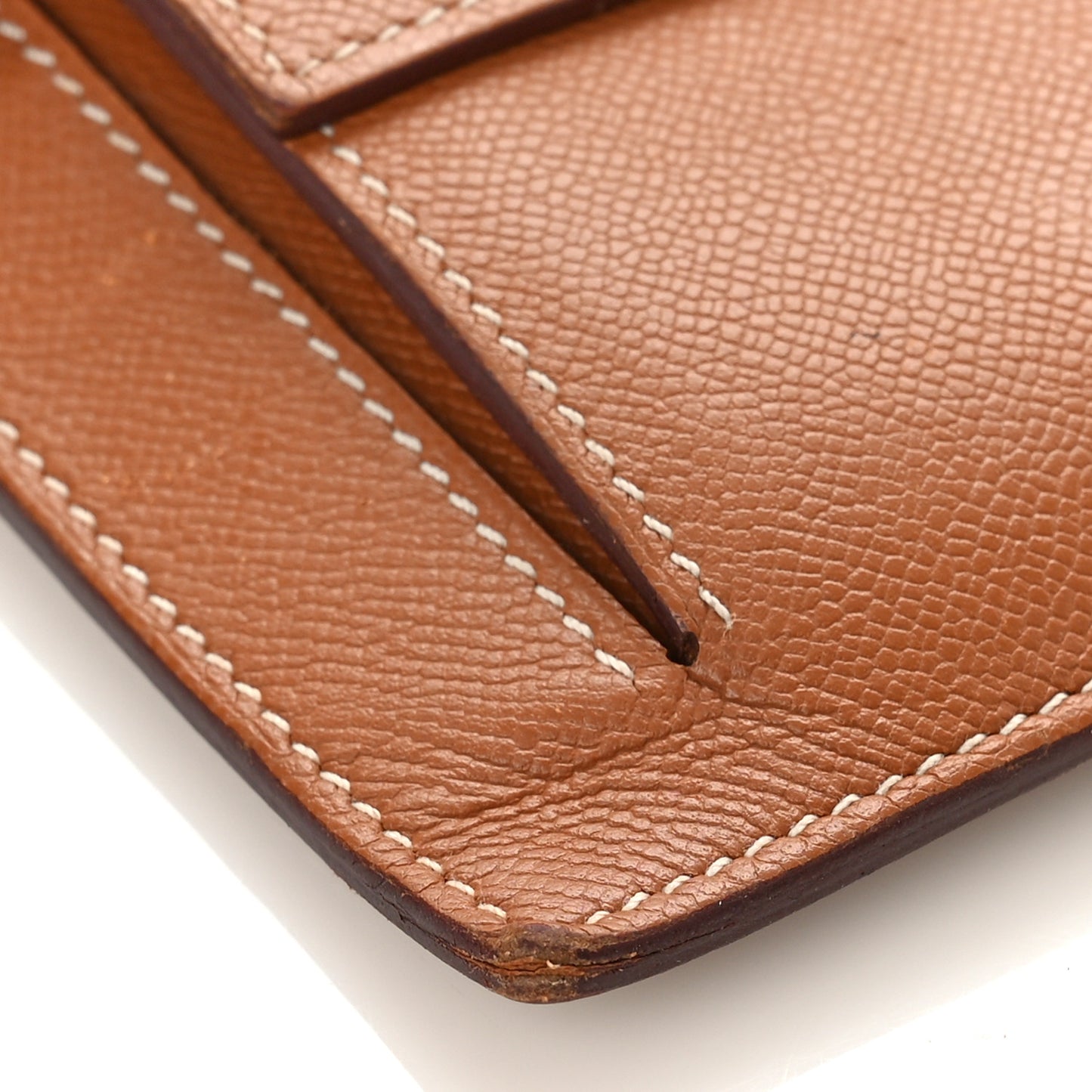 Epsom Kelly Pocket Compact Wallet Gold