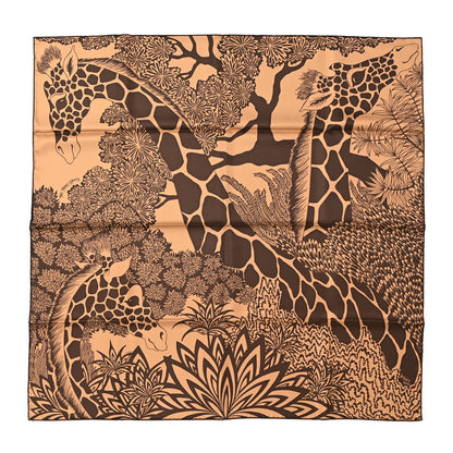Hermes Silk The Three Graces Scarf 90 Tabac Brun 1 of 5