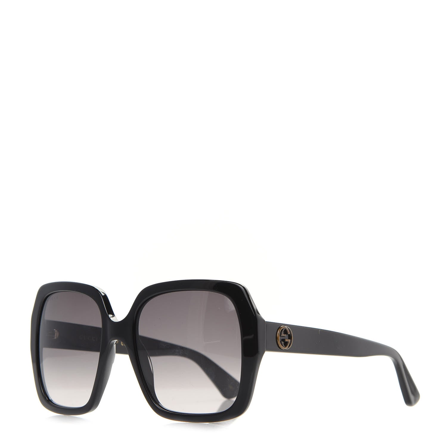 Gucci Acetate Square Frame GG0096S Sunglasses Black 1 of 8