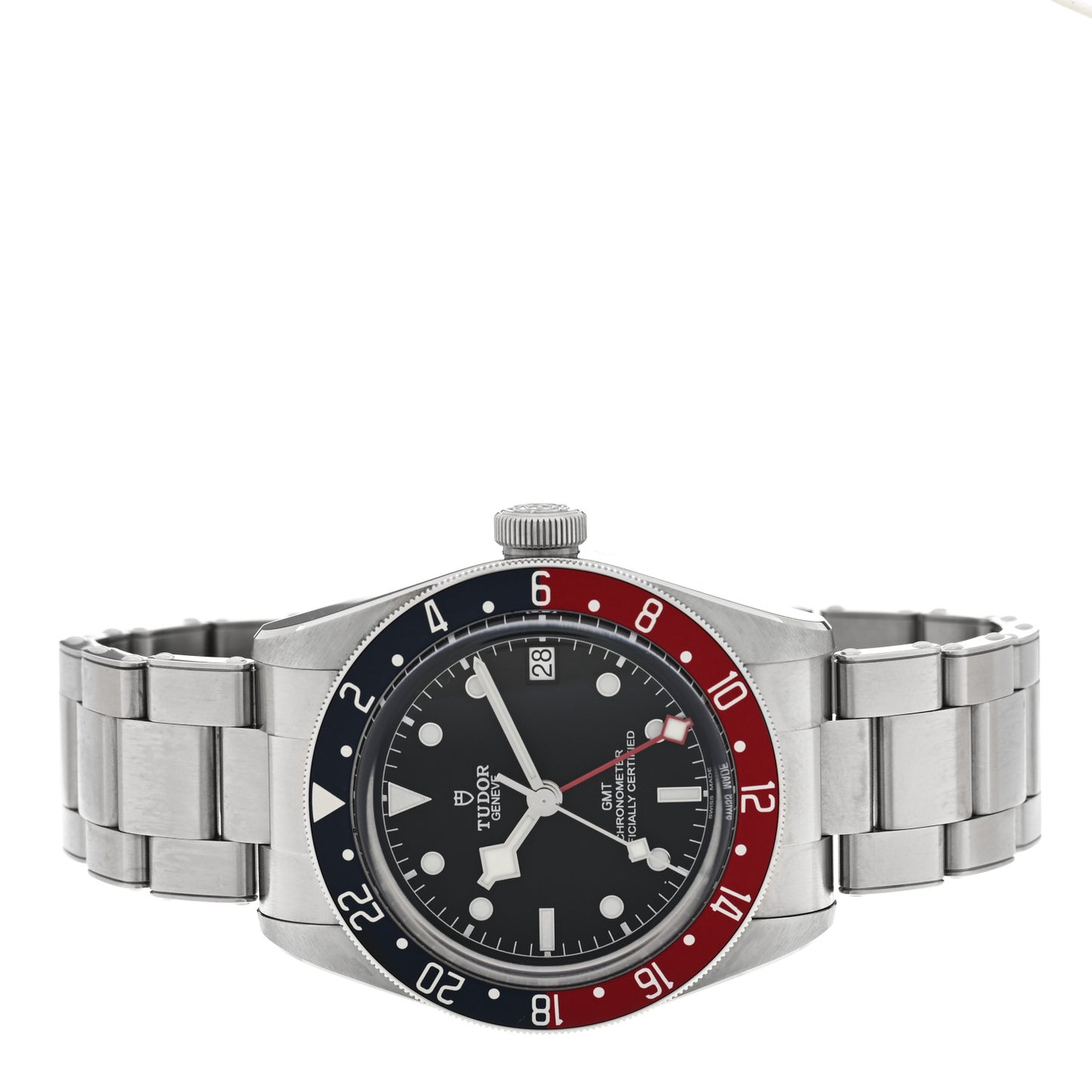 Stainless Steel 41mm Black Bay GMT Automatic Watch Black 79830RB