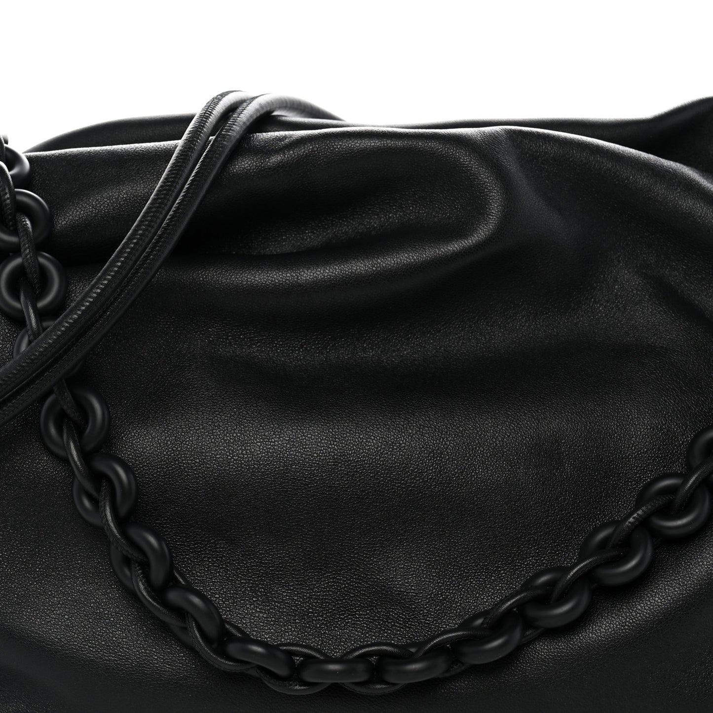 Mellow Nappa Large Donut Chain Flamenco Black