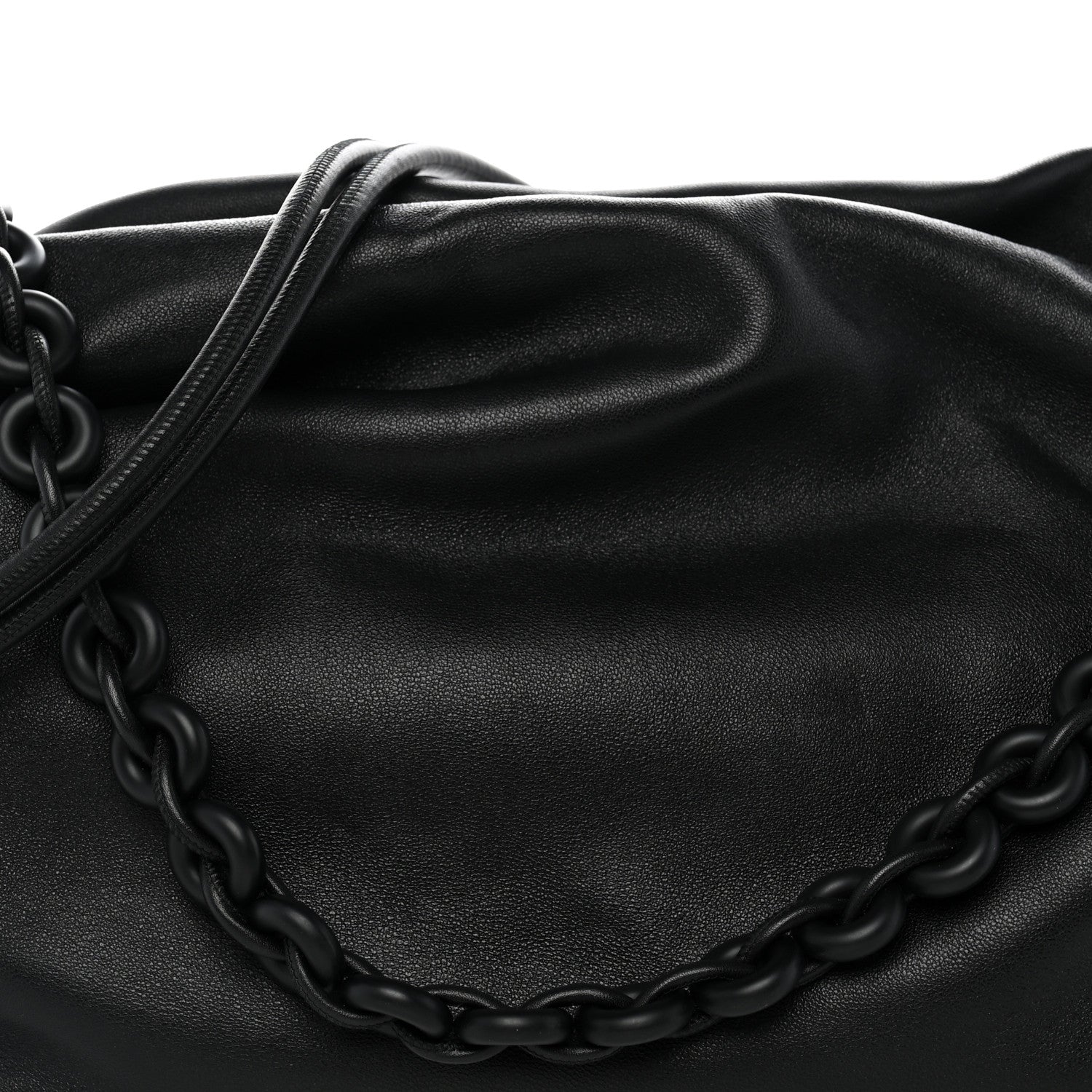 Loewe Mellow Nappa Large Donut Chain Flamenco Black 8 of 11