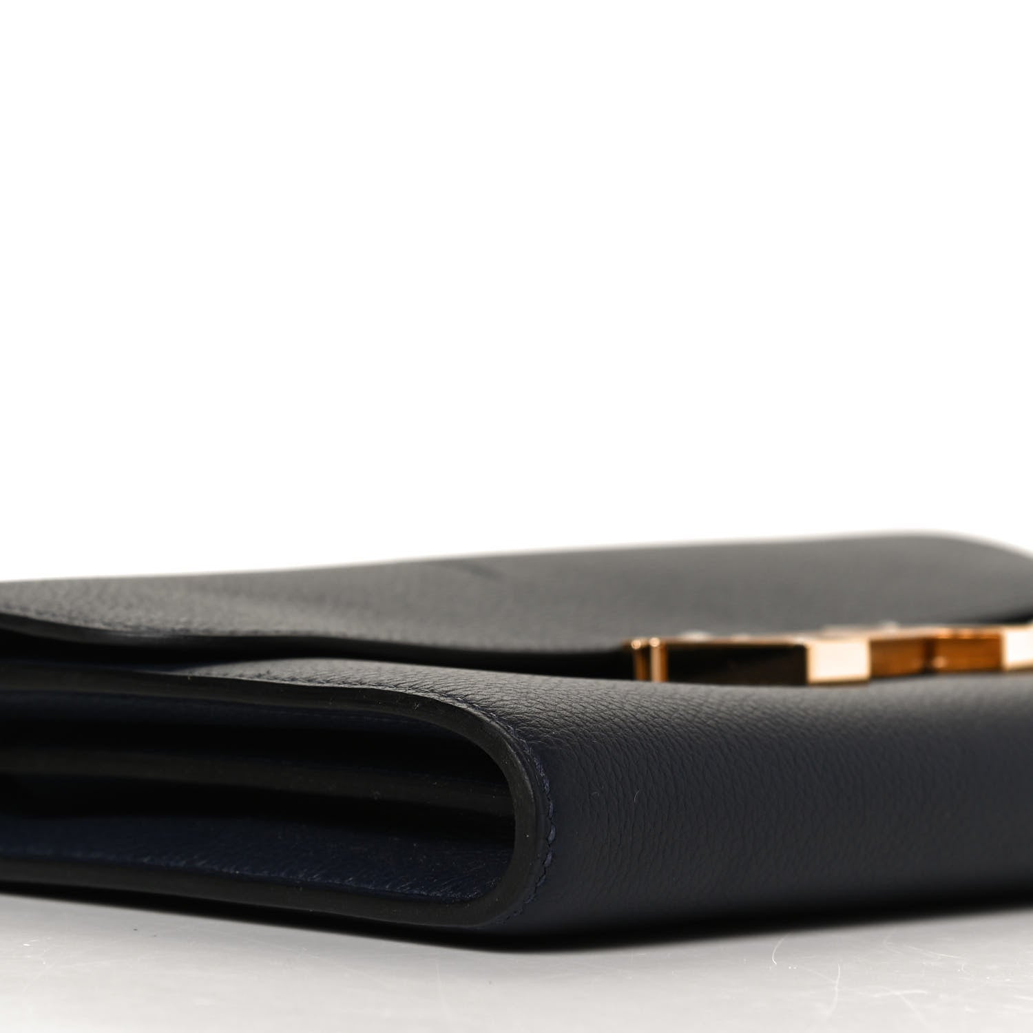 Hermes Evercolor Constance Wallet To Go Bleu Nuit 8 of 12