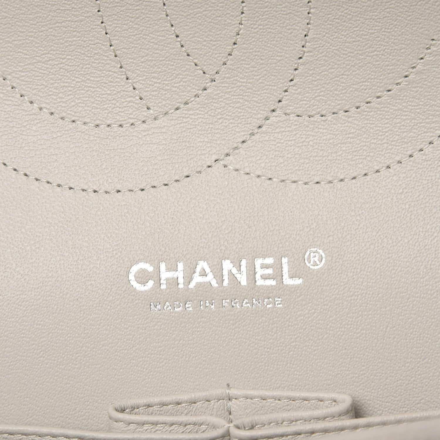 Chanel Iridescent Caviar Quilted Jumbo Double Flap White 9 of 10
