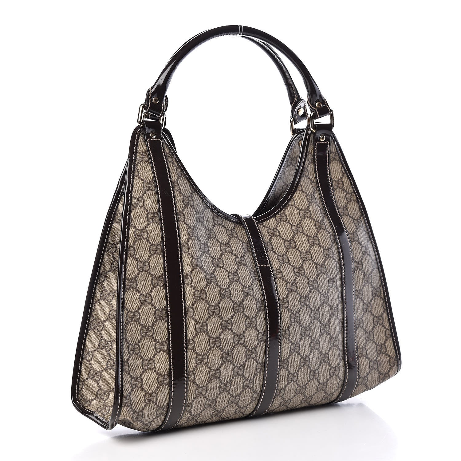 Gucci GG Plus Monogram Medium Joy Shoulder Bag Dark Brown 3 of 11