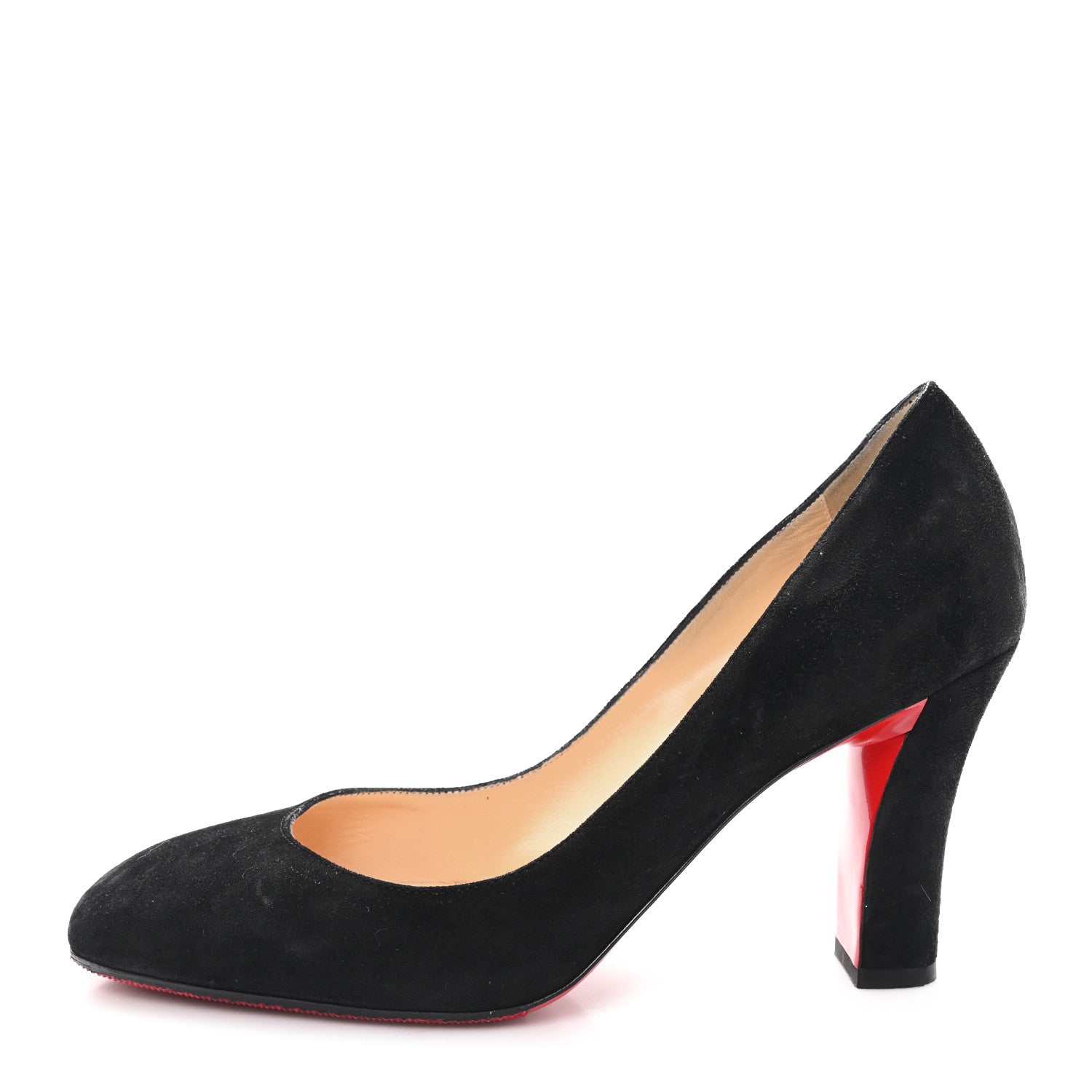 Christian Louboutin Veau Velours Viva 85 Pumps 37.5 Black 1 of 9