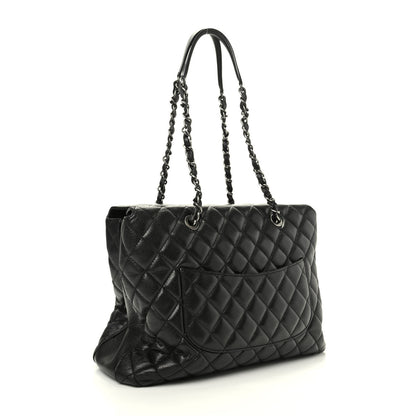 Chanel Caviar Quilted City Shopping Tote Black 3 of 8