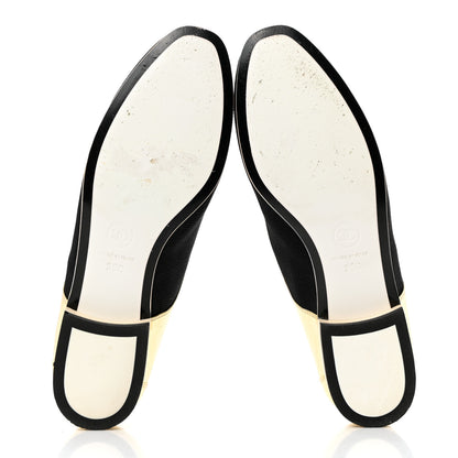 Chanel Metallic Lambskin CC Lace Up Oxfords 35 Dark Gold 5 of 10